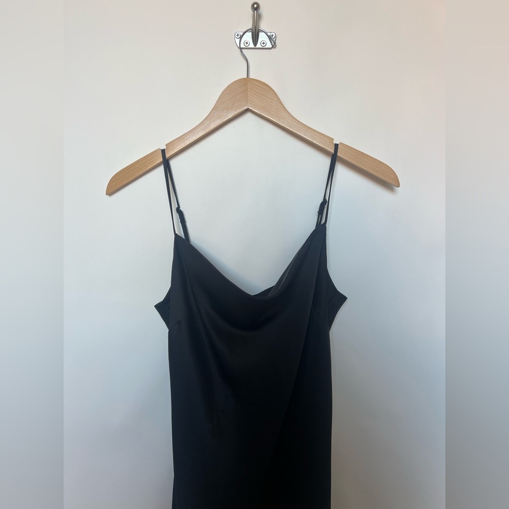 Express Black Cowl Neck Slip Midi Dress – Size M - Picture 5 of 12